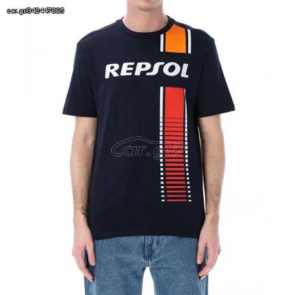 ΜΠΛΟΥΖΑ MAN T-SHIRT REPSOL AND STRIPES 2438502 | REPSOL RACING