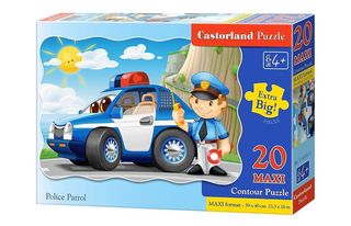 Puzzle 20 pcs. MAXI Police patrol