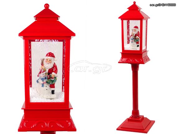 Christmas Decoration Lantern Lamp with Santa Claus Carols Lights
