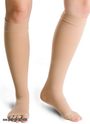 Θεραπευτική κάλτσα κάτω γόνατος διαβαθμισμένης συμπίεσης Varisan Top Class II μπεζ normale