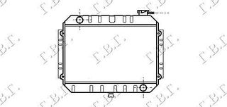 Ψυγείο Νερού (33x46) Mazda B1600 1977-1985