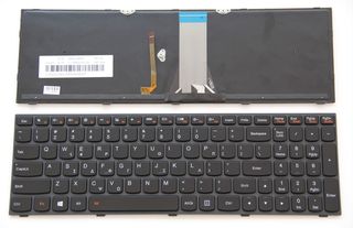 Πληκτρολόγιο Ελληνικό - Greek Laptop Keyboard για Lenovo G50-45 - Model/Type : 80E3 T6G1-US 25214785 PK130TH2A00 9Z.NB4SN.001 NSK-BQ0SN GR Backlight Black ( Κωδ.40056GRBACKLIT )