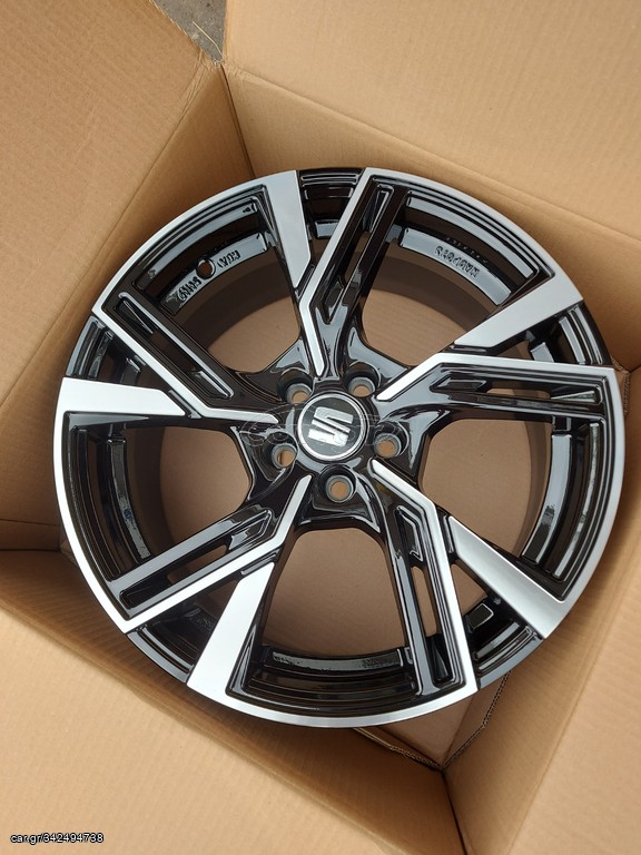 SEAT EW16-THOTH 7.5X17 5X100 ET 36 CB  BLACK POLISH