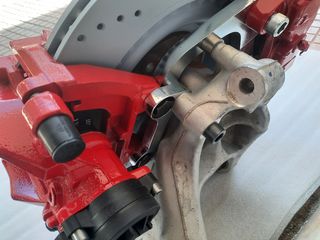 κιτ φρένων πίσω με διπλή δαγκάνα, brembo 4πίστονα 356x22 5x112 Golf 7 7.5 gti R, S3 8V, Leon CUPRA 5F, formentor-thumb-4