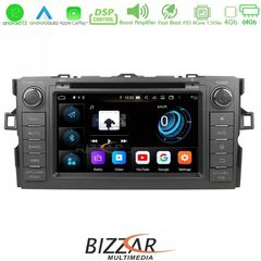 Bizzar Toyota Auris 2007-2012 Android 12 8core 4+64GB Navigation Multimedia (OEM STYLE 7")