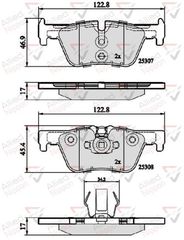 ΣΕΤ ΔΙΣΚΟΦΡΕΝΑ ΟΠΙΣΘ. BMW COMLINE ADB02131