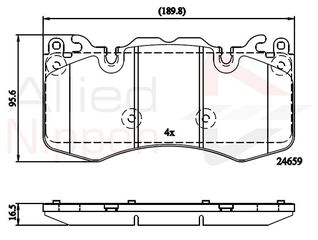 ΣΕΤ ΔΙΣΚΟΦΡΕΝΑ ΕΜΠΡ. LAND ROVER COMLINE ADB02211