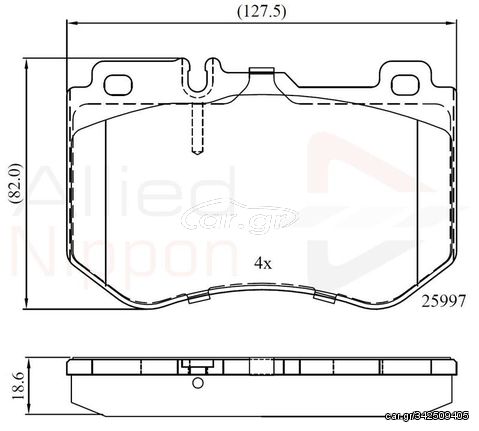 ΣΕΤ ΔΙΣΚΟΦΡΕΝΑ ΕΜΠΡ.  MERCEDES-BENZ COMLINE ADB02347