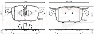 ΣΕΤ ΔΙΣΚΟΦΡΕΝΑ ΕΜΠΡ. VOLVO COMLINE ADB02374