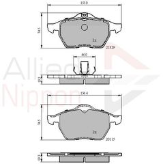 ΣΕΤ ΔΙΣΚΟΦΡΕΝΑ ΕΜΠΡ. OPEL-SAAB COMLINE ADB0749