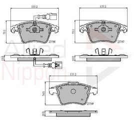 ΣΕΤ ΔΙΣΚΟΦΡΕΝΑ ΕΜΠΡ. VW COMLINE ADB11312