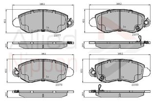 ΣΕΤ ΔΙΣΚΟΦΡΕΝΑ ΕΜΠΡ. FORD COMLINE ADB31108