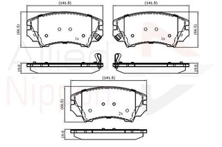 ΣΕΤ ΔΙΣΚΟΦΡΕΝΑ ΕΜΠΡ. OPEL - CHEVROLET COMLINE ADB31680