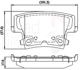 ΣΕΤ ΔΙΣΚΟΦΡΕΝΑ ΟΠΙΣΘ. CHRYSLER-DODGE COMLINE ADB32216