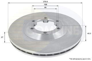 ΔΙΣΚΟΠΛΑΚΑ ΕΜΠΡΟΣΘ.ISUZU COMLINE ADC0709V