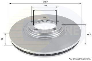 ΕΠΙΧΡΙΣΜΕΝΗ ΔΙΣΚΟΠΛΑΚΑ ΕΜΠΡΟΣΘ.HYUNDAI COMLINE ADC1062V