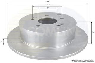 ΕΠΙΧΡΙΣΜΕΝΗ ΔΙΣΚΟΠΛΑΚΑ ΟΠΙΣΘ. HYUNDAI COMLINE ADC1094V