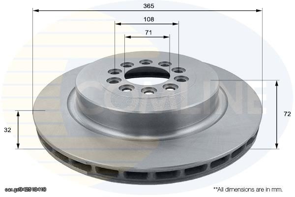 ΔΙΣΚΟΠΛΑΚΑ ΕΜΠΡΟΣΘ.JAGUAR COMLINE ADC1276V