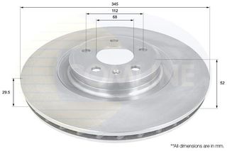 ΔΙΣΚΟΠΛΑΚΑ ΕΜΠΡΟΣΘ.AUDI COMLINE ADC1479V