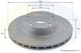 ΕΠΙΧΡΙΣΜΕΝΗ ΔΙΣΚΟΠΛΑΚΑ ΕΜΠΡΟΣΘ.CITROEN COMLINE ADC1535V