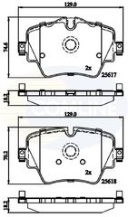 ΣΕΤ ΔΙΣΚΟΦΡΕΝΑ ΕΜΠΡ.  BMW - MINI COMLINE CBP02319