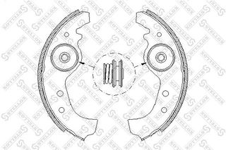 ΣΕΤ ΣΙΑΓΩΝΕΣ FIAT PANDA(141)-IBIZA(21A)-REGATA(138)-RITMO (138)-UNO(146) STELLOX 026 101-SX