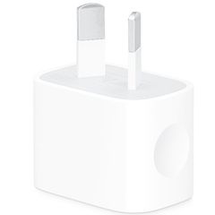 APPLE Αυθεντικός Φορτιστής Τοίχου Αυστραλίας για iPhone iPad iPod Ρολόι (1A) (5w) (Λευκό) (Bulk)