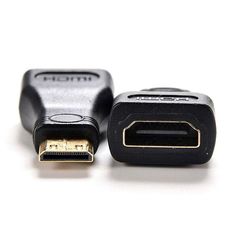 Αντάπτορας Mini HDMI Αρσενικό σε HDMI Θηλυκό (Μαύρο) (OEM)