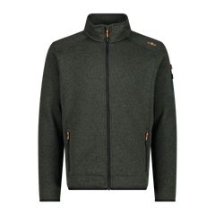 Ανδρικό knit-tech fleece Jacket CMP Oil Green - Nero / Oil Green - Nero - 54  / CMP-3H60747N-00FM_1_34