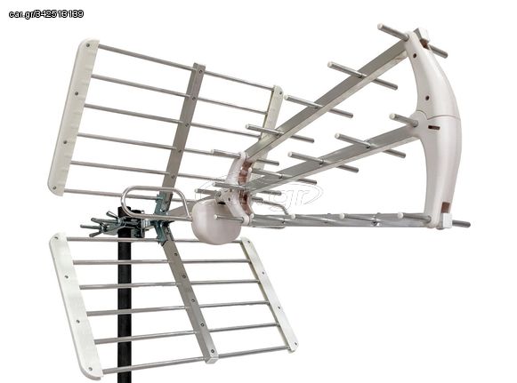 ATC Yagi ATC-239 LTE C48 Ασημί Εξωτερική Κεραία Τηλεόρασης (δεν απαιτεί τροφοδοσία) Σύνδεση με Ομοαξονικό (Coaxial) Καλώδιο*