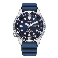 Citizen Promaster Divers, Men's Automatic Watch, Blue Polyurethane Strap NY0040-17L