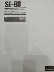 STEREO GRAPHIC EQUALIZER SANSUI SE-88 VINTAGE-thumb-12