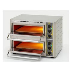 ΠΡΟΣΦΟΡΑ!!! Roller Grill PZ 430D Φούρνος Πίτσας με Πυρότουβλο Διπλός Διάμετρ.Πίτσας 2x0410mm