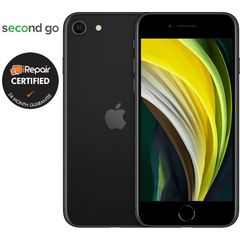 Μεταχειρισμένο Apple iPhone SE (2nd Gen) 64GB Black second go Certified by iRepair