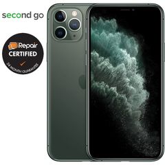 Second Go Certified μεταχειρισμένο Apple iPhone 11 Pro 64GB Midnight Green