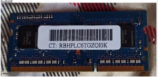 Hynix 2GB 1Rx8 PC3-10600S-9-10-B1 DDR3 1333MHz CL9 204 Pin SoDIMM RAM
