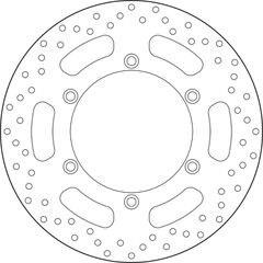 Δισκοπλακα Εμπρος Oro Triumph Bonneville 800 , Scrambler 865, Speedmaster 800/865, Thunderbird 900 68B407K2 | Brembo