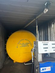 Δεξαμενή πετρελαίου + Αντλία πετρελαίου - Εργοταξιακό πρατήριο καυσίμων τύπου Container