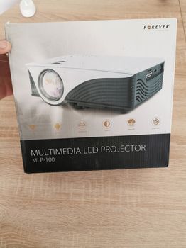 Forever MLP-100 Mini Projector HD Λάμπας LED με Wi-Fi Λευκός