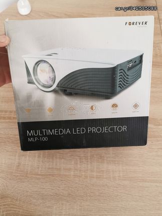 Forever MLP-100 Mini Projector HD Λάμπας LED με Wi-Fi Λευκός