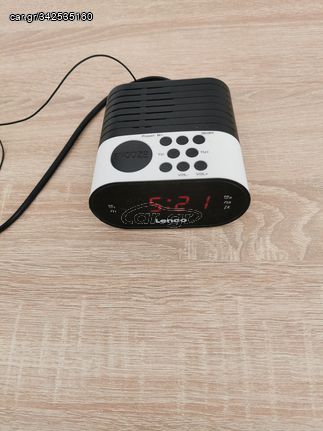 Ψηφιακό Ρολόι – Ξυπνητήρι με ραδιόφωνο Lenco