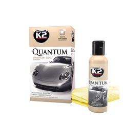 Κερί προστασίας K2 Quantum 140gr με πανί μικροϊνών