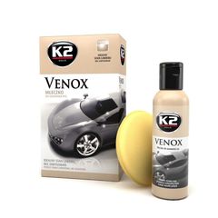 Αλοιφή αφαίρεσης γρατζουνιών K2 Venox 180gr με σφουγγάρι εφαρμογής σετ 2τμχ
