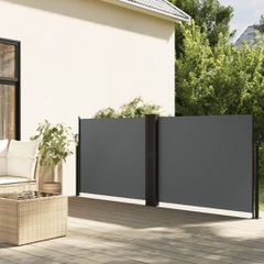 Σκίαστρο Πλαϊνό Συρόμενο Ανθρακί 120 x 600 εκ. 4004598