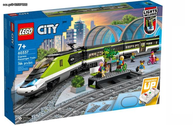 LEGO City Express Passenger Train : Εξπρές Επιβατηγό Τρένο (60337) & Δώρο Λαμπάδα