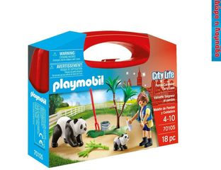 Playmobil City Life Βαλιτσάκι Φροντίζοντας τα Πάντα για 4-10 ετών 70105 & Δώρο Λαμπάδα