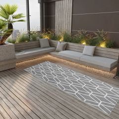 Χαλί εξωτερικού χώρου ARAKIL Γκρι 80x250 cm PP 317009