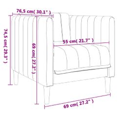 Πολυθρόνα Μπεζ Λινή 372602-thumb-8