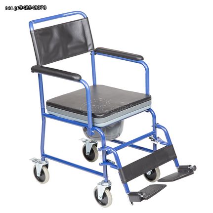 Αναπηρικό Αμαξίδιο GEMINI BLUE Με Δοχείο 0811605