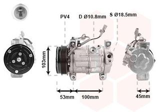 KOMΠΡΕΣΕΡ ΑΙRCODITION  SUZUKI SX4 S-CROSS (JY)    1.6 (AKK 416)  08.2013- 	SUZUKI VITARA (LY) 1.6 AllGrip (APK 416)    02.2015 -         